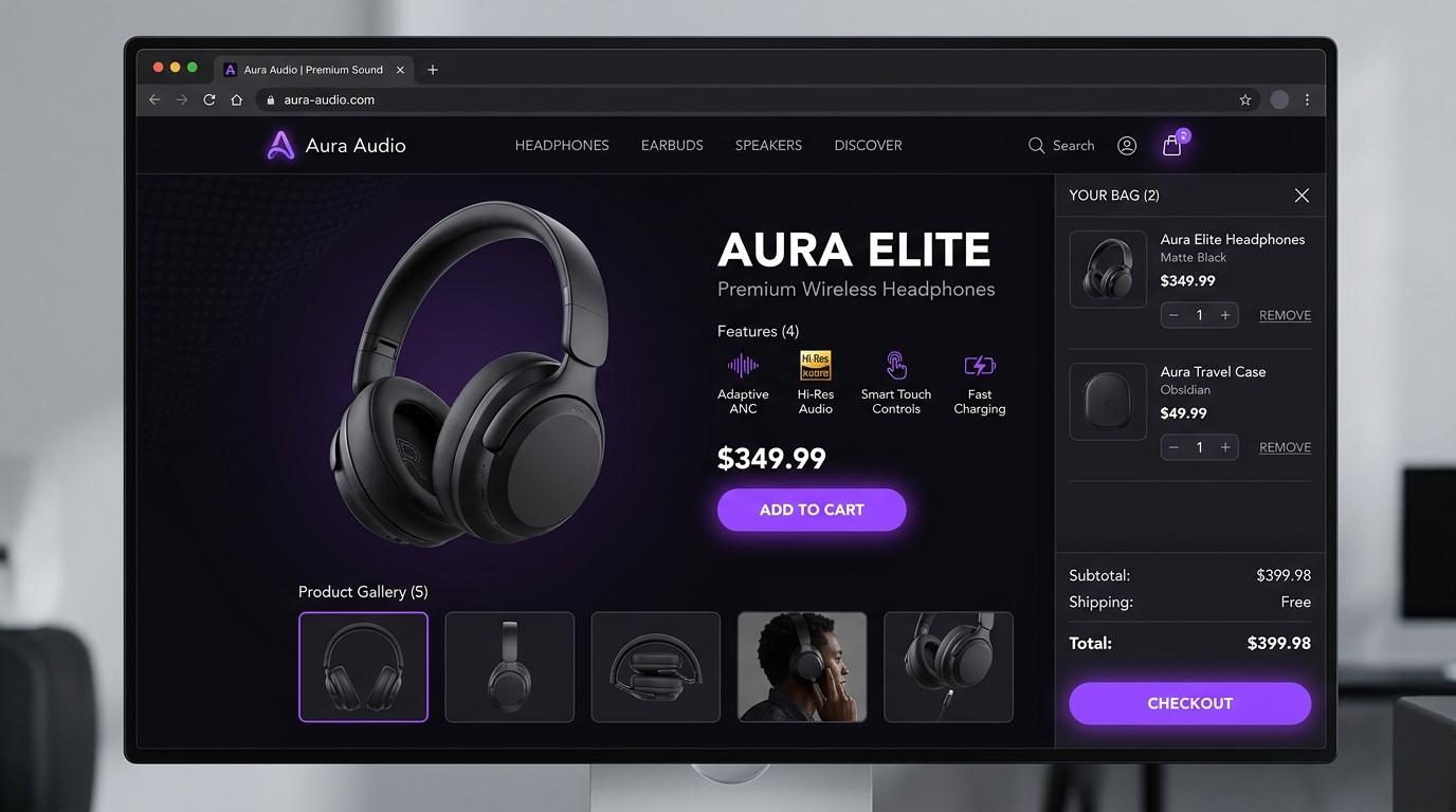 Aura Audio E-Commerce Store
